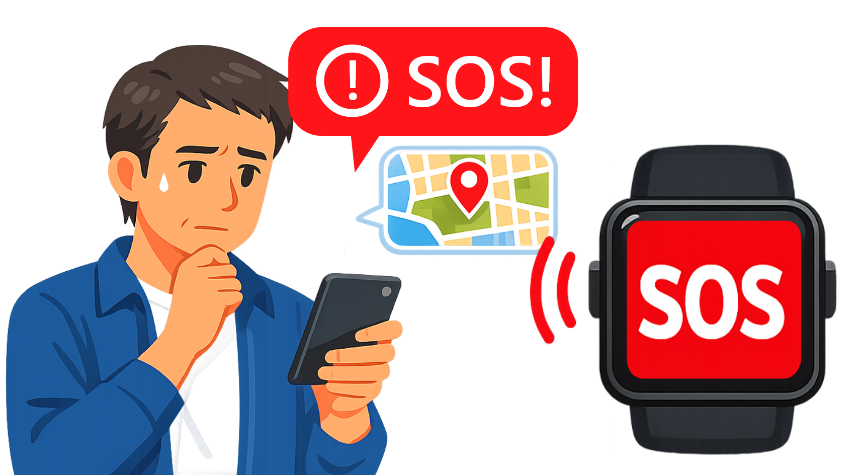 SOSポップアップ通知