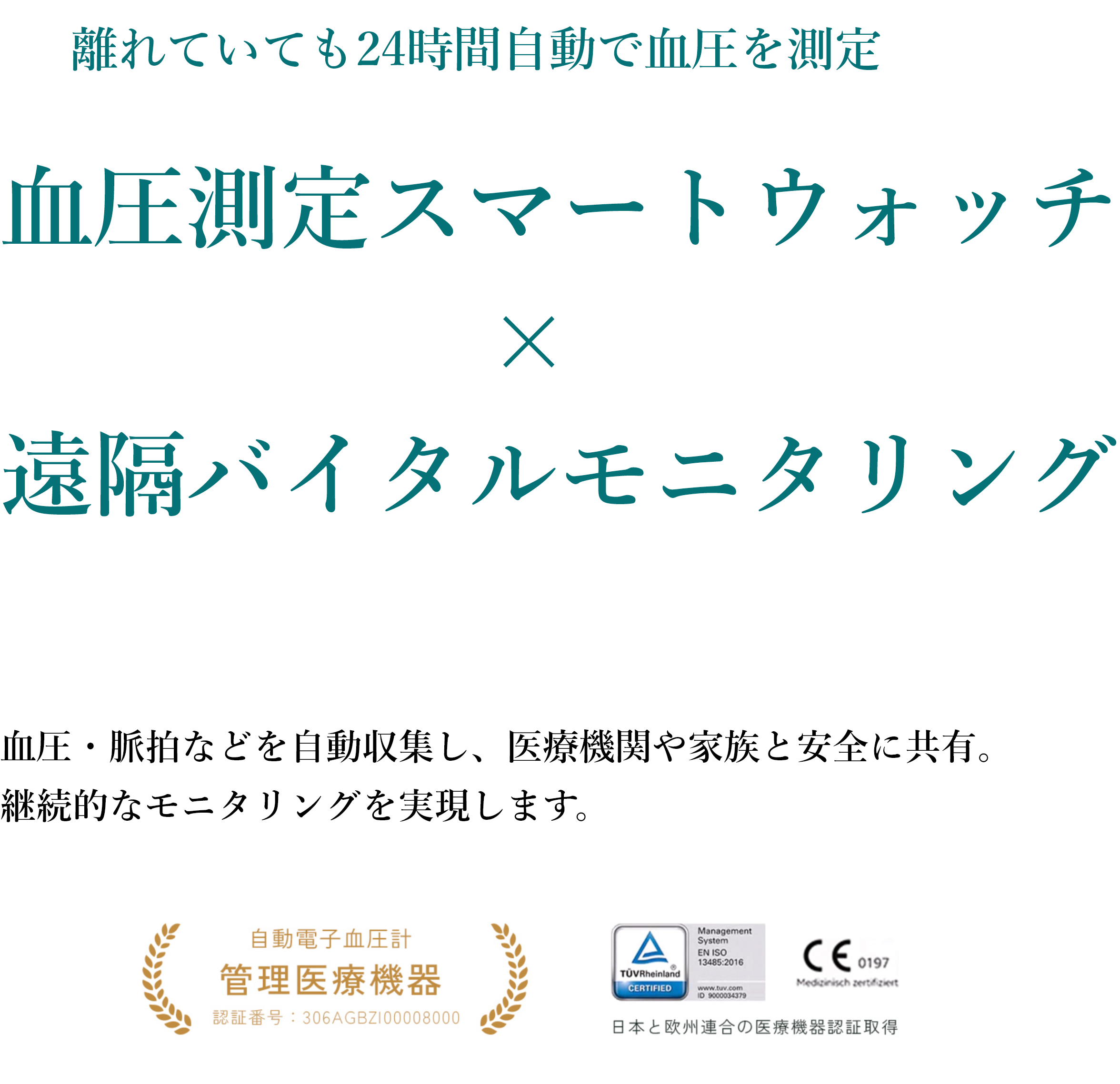血圧測定スマートウォッチ